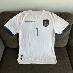 Marathon Authentic Ecuador National Team Hernan Galindez Jersey Men’s Sz: Medium